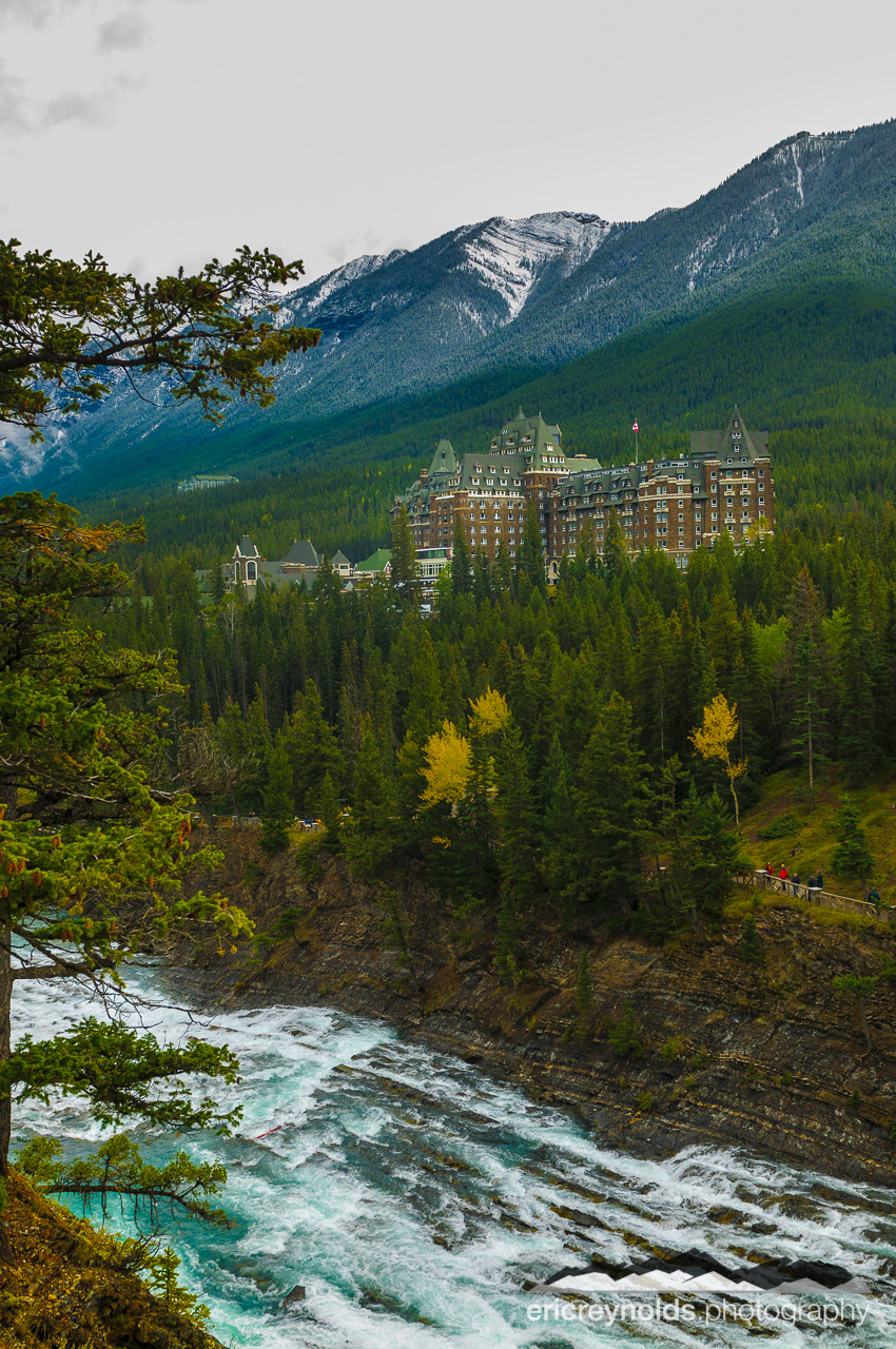 Banff Springs Hotel & Bow River by Eric Reynolds - Landscape Photographer