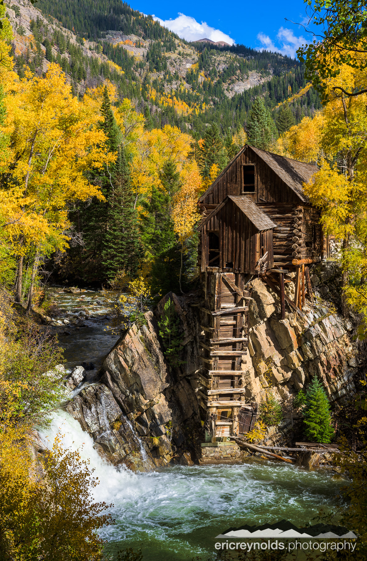 The Crystal Mill in Autumn by Eric Reynolds - Landscape Photographer