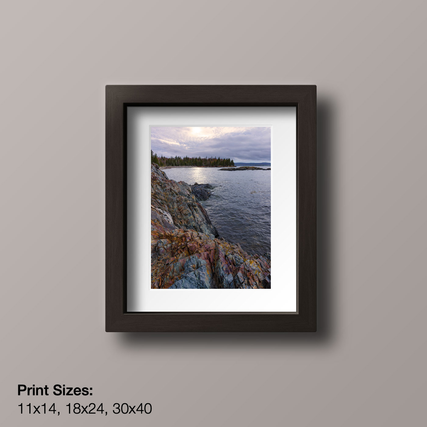 Colorful Rocks at Owl's Head State Park by Eric Reynolds - Landscape Photographer