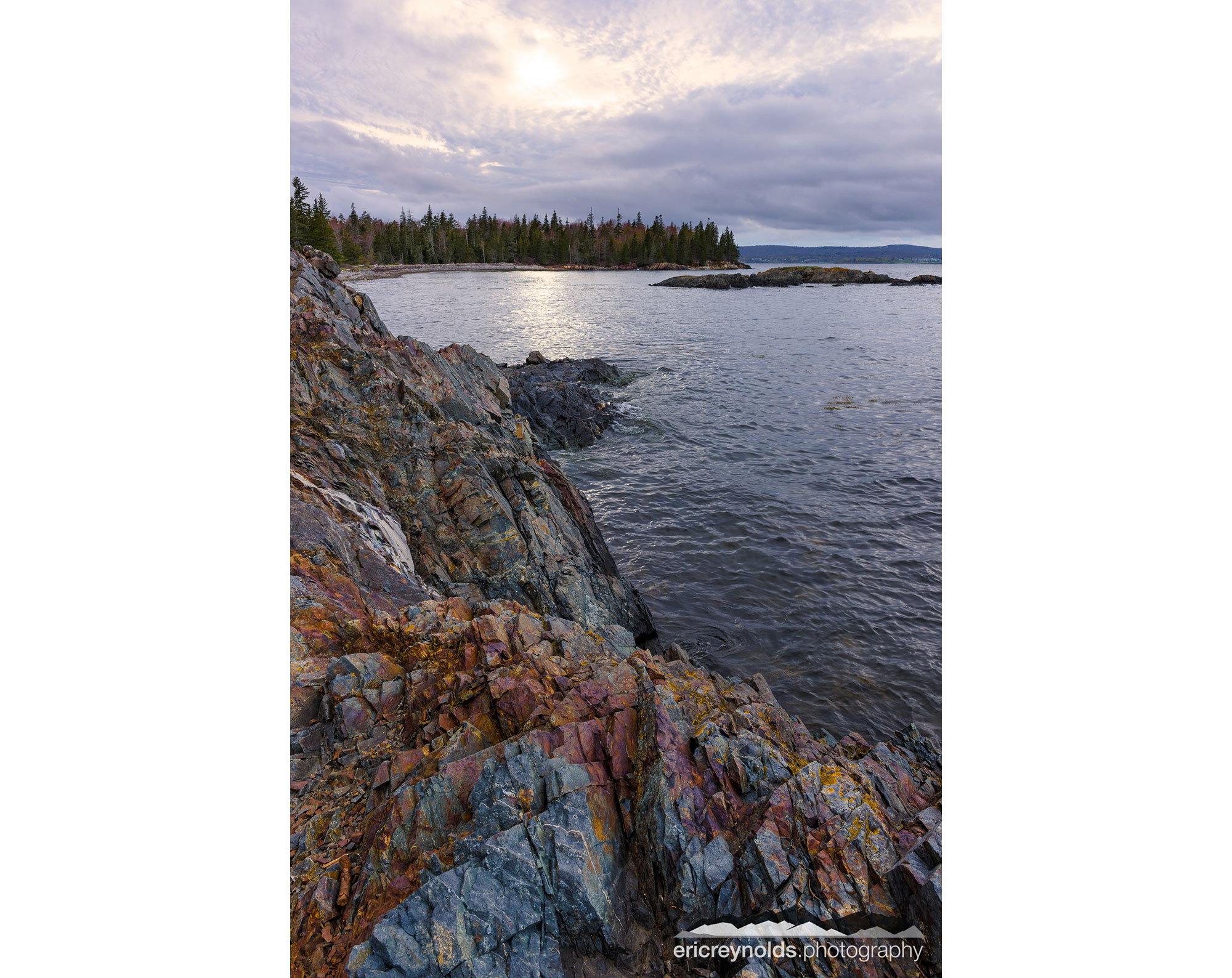 Colorful Rocks at Owl's Head State Park by Eric Reynolds - Landscape Photographer