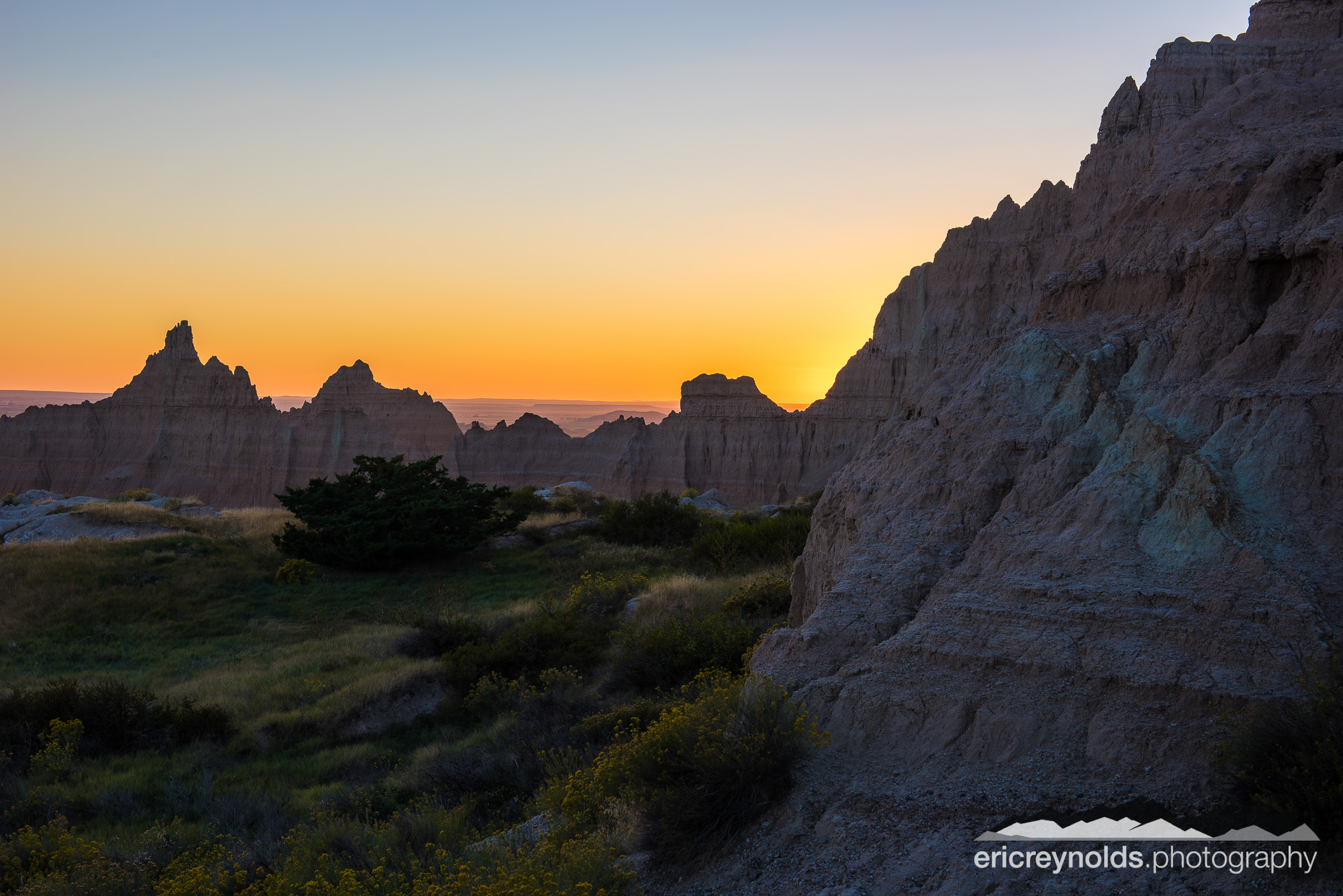 Sunset over Cedar Pass by Eric Reynolds - Landscape Photographer