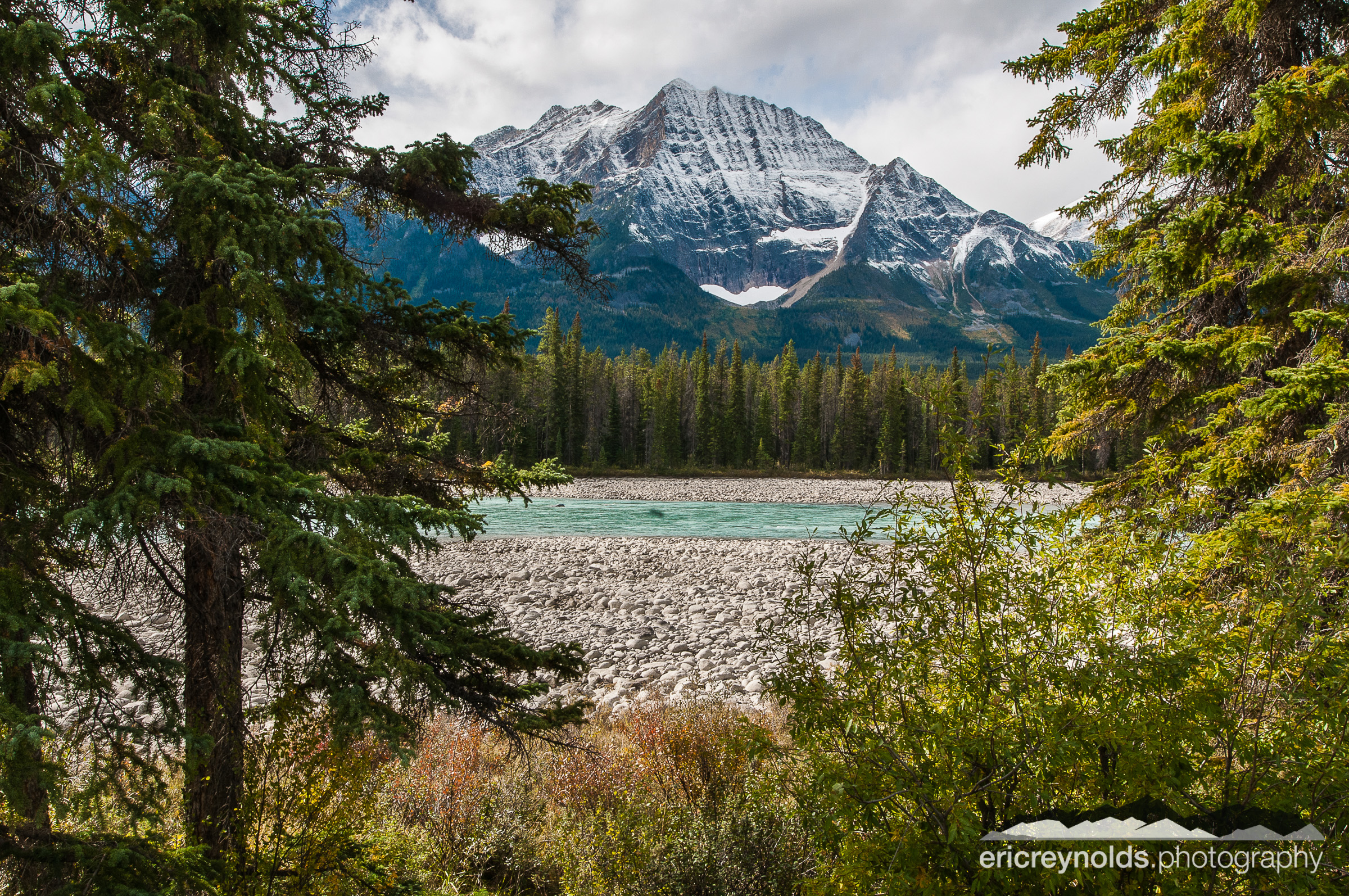 Mt. Fryatt & Athabasca River by Eric Reynolds - Landscape Photographer