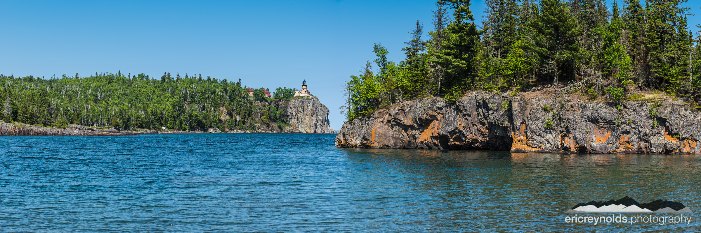 Split Rock from Pebble Beach by Eric Reynolds - Landscape Photographer