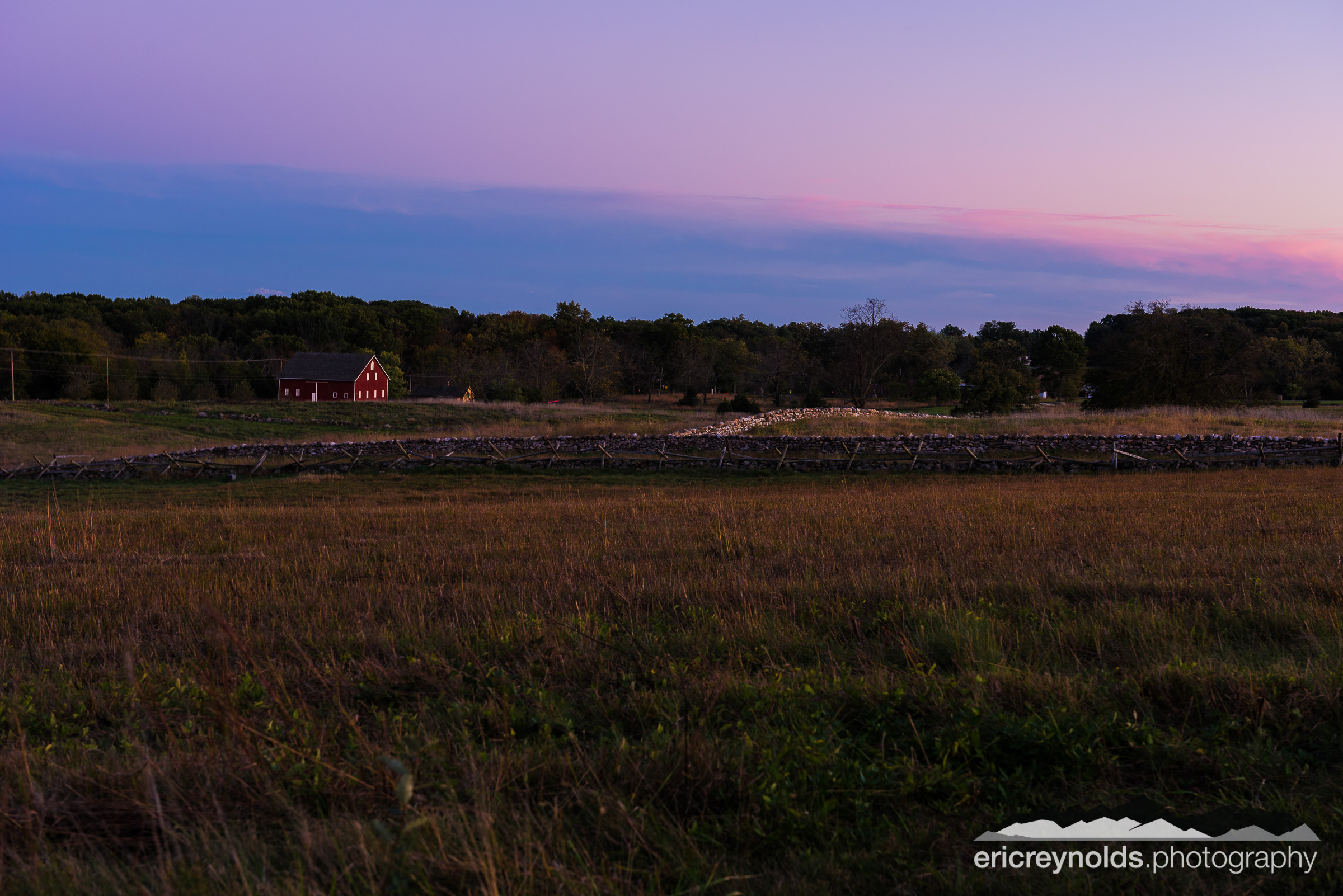 Sunset over the Battlefield by Eric Reynolds - Landscape Photographer