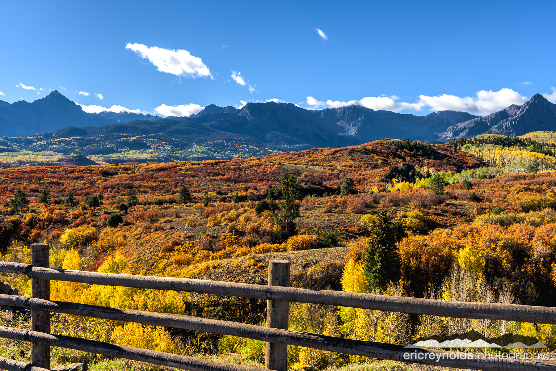 Dallas Divide with Fall Colors by Eric Reynolds - Landscape Photographer