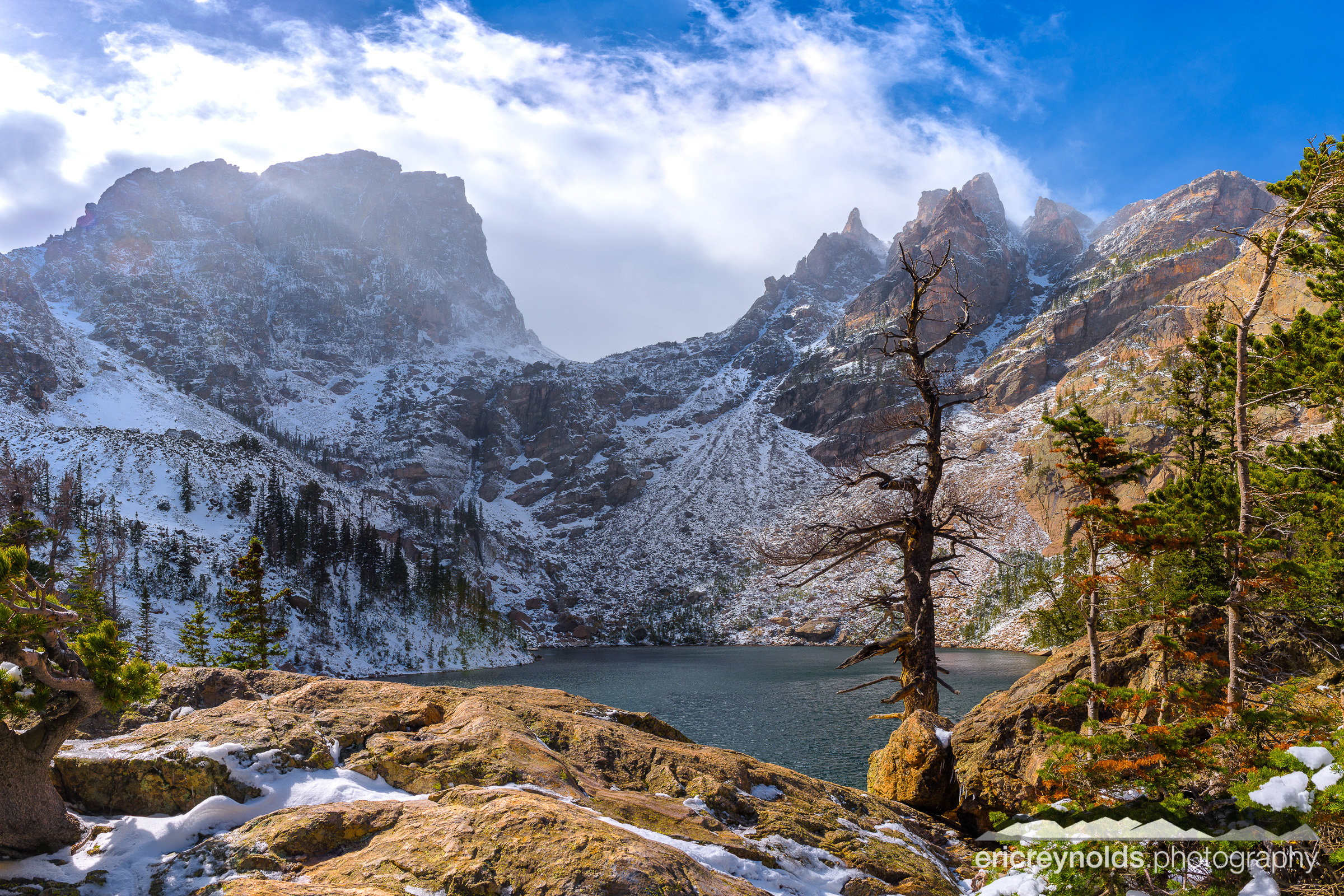 Emerald Lake Snowfall by Eric Reynolds - Landscape Photographer