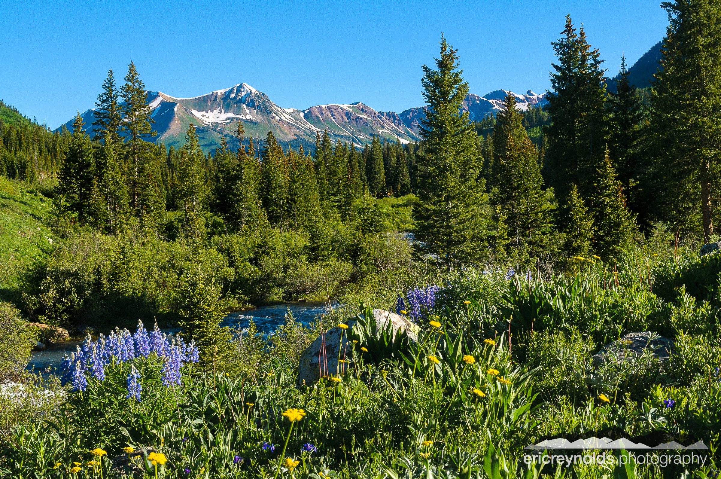 Mt. Bellview from Gothic Road by Eric Reynolds - Landscape Photographer